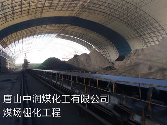 烟台煤化工有限公司煤场棚化工程